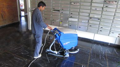 نظافت کف پارکینگ مسکونی